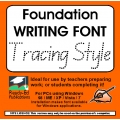Foundation Tracing Font